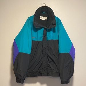 Vintage Columbia Two-In-One Coat, Separateable Liner and Jacket Shell, Size XL
